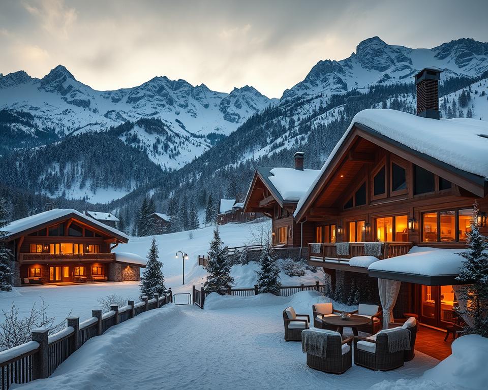 Courmayeur: Luxuriöse Chalets im Schnee genießen
