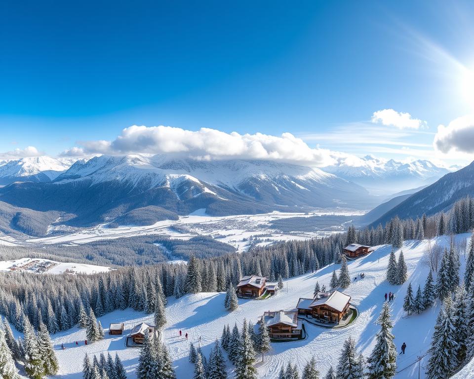 Crans-Montana: Panoramaskifahren in der Schweiz