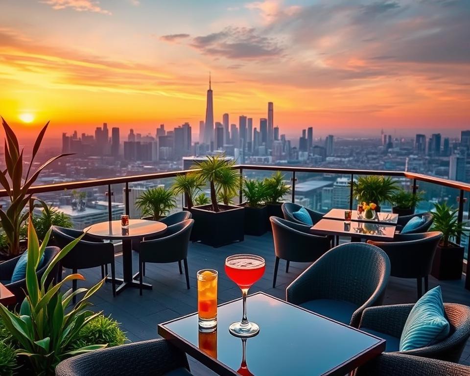 Die besten Rooftop-Bars für Drinks mit Ausblick