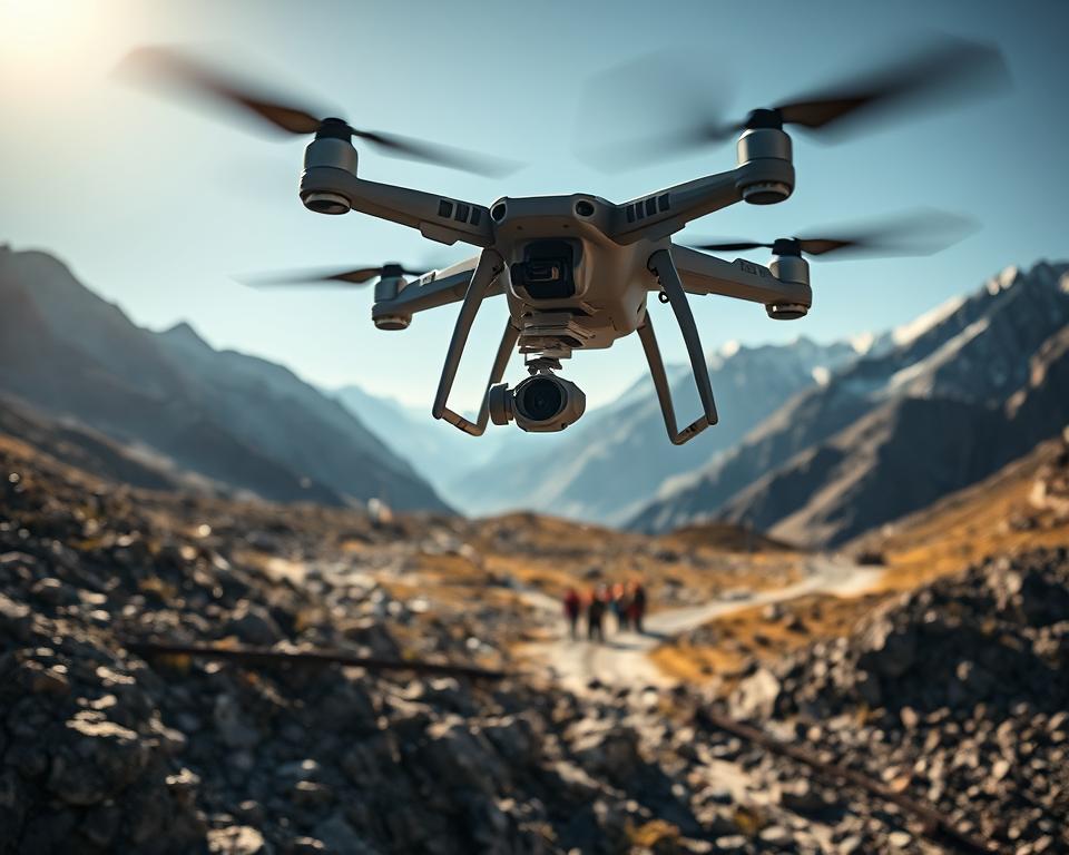 Drohnenoperator für Rettungseinsätze