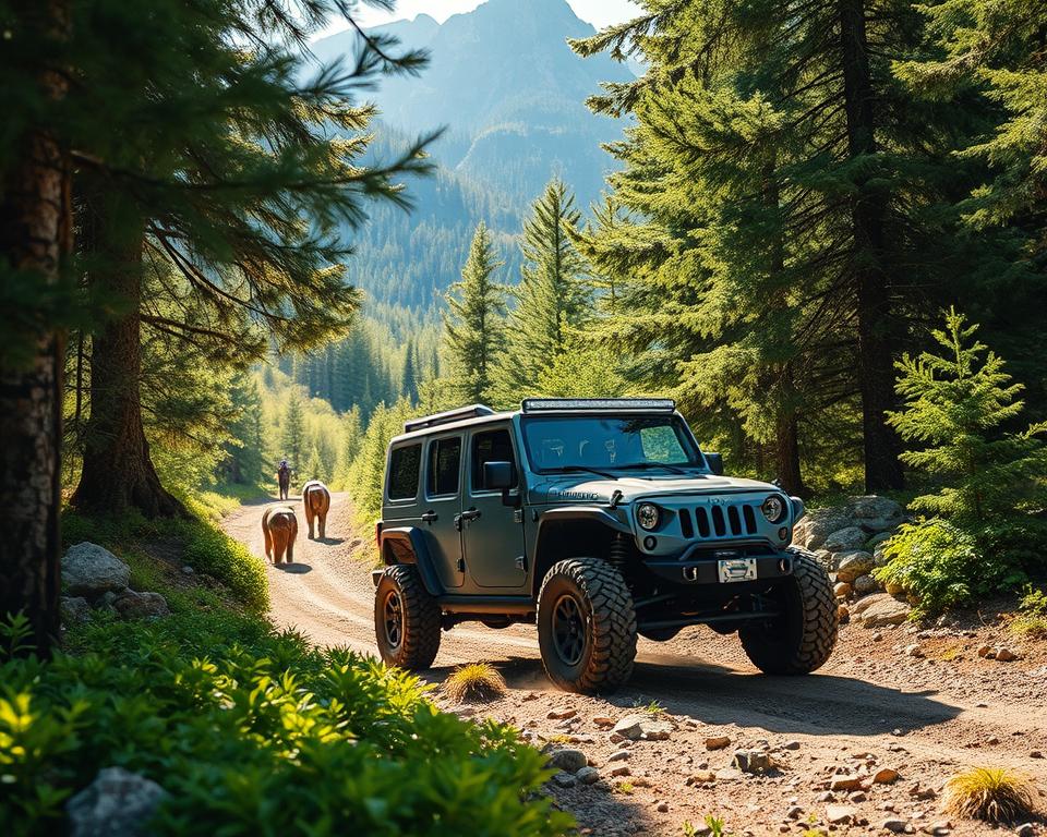 Elektrische Geländewagen für emissionsfreie Abenteuer