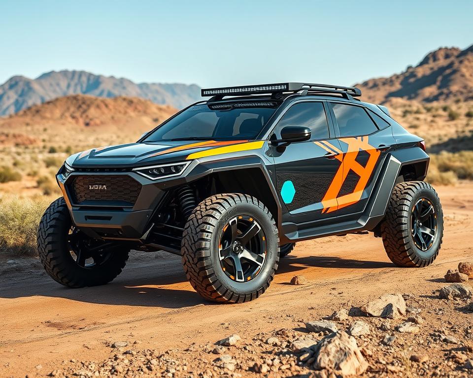 Elektrische Geländewagen mit erweitertem Batteriebereich