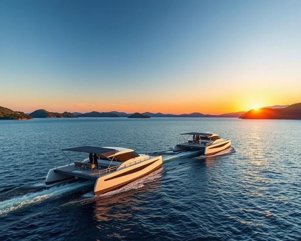 Elektrische Katamarane für Freizeit und Sport