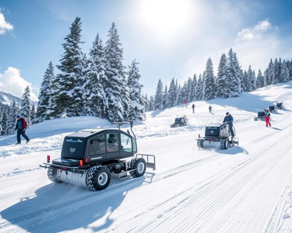 Elektrische Schneeraupen für nachhaltigen Wintersport