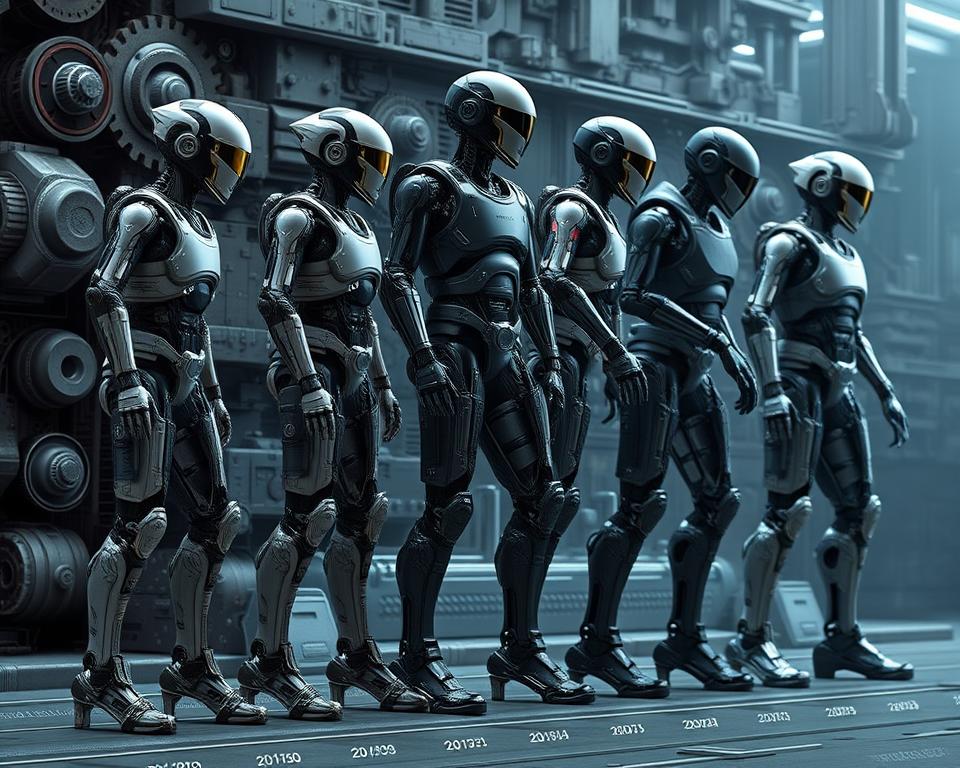 Entwicklung der Exoskelette