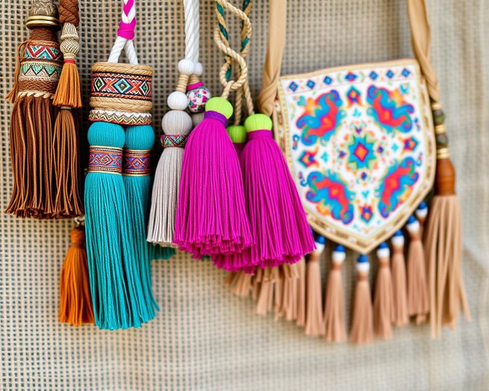Ethno-Accessoires mit Quasten: Der perfekte Boho-Look