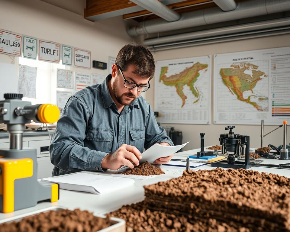 Geotechniker: Forschung an Böden und deren Stabilität