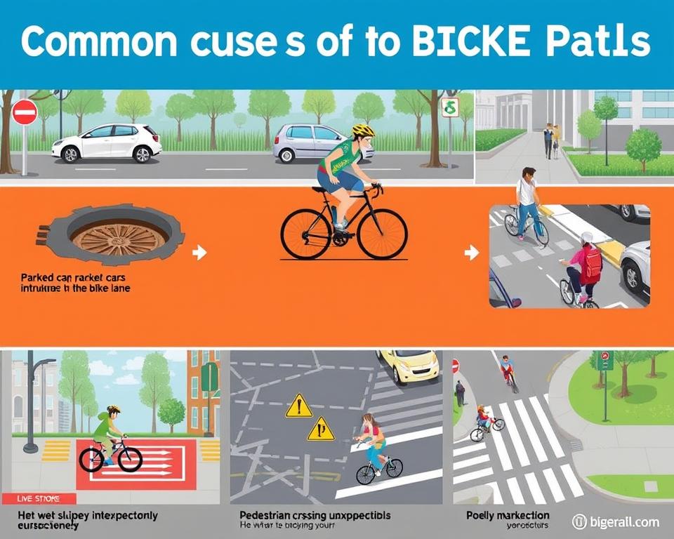 Häufige Unfallursachen bei Fahrradunfällen Häufige Unfallursachen bei Fahrradunfällen