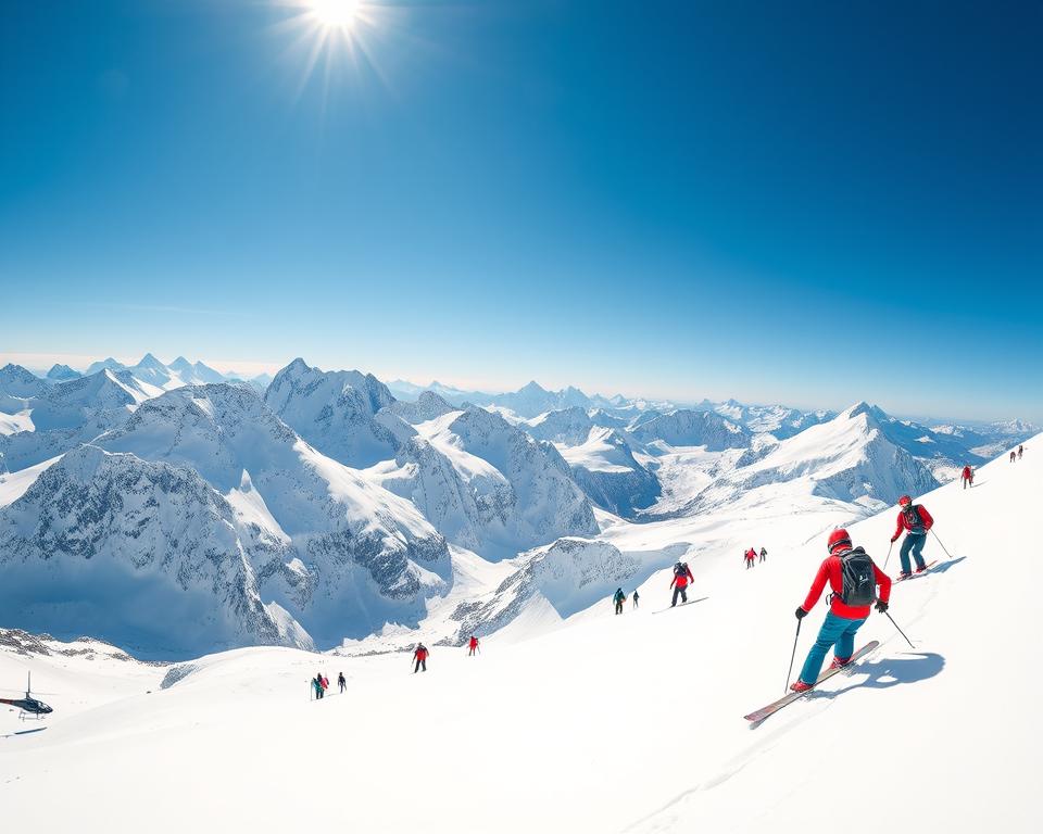 Heliskiing Erfahrung in Verbier