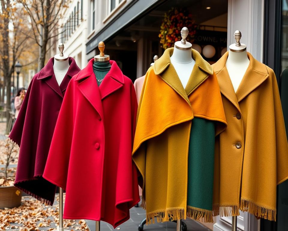 Herbstmode Farbtrends 2023 Capes