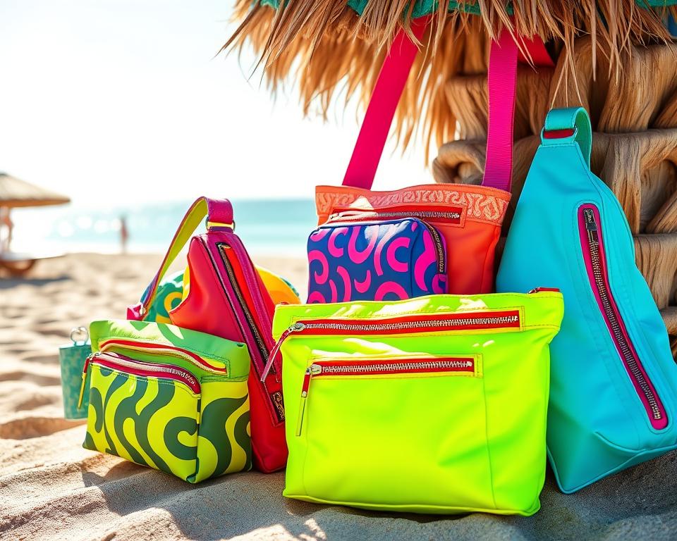 Hüfttaschen in Neonfarben: Auffällige Akzente für den Sommer