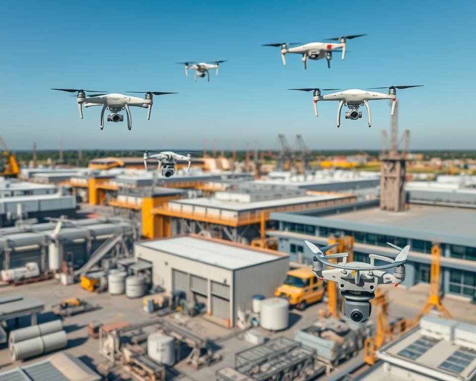Können Drohnen die Sicherheit von Industrieanlagen erhöhen?