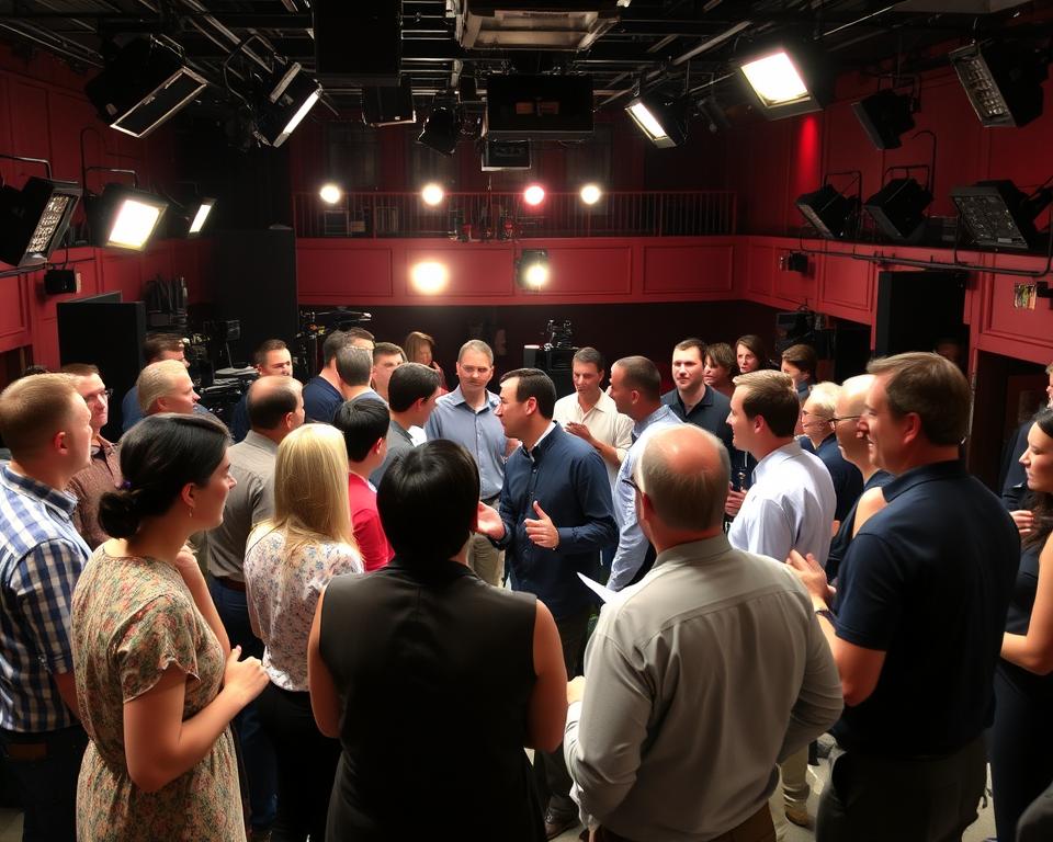 Kommunikationsfähigkeit eines Bühnenmeisters