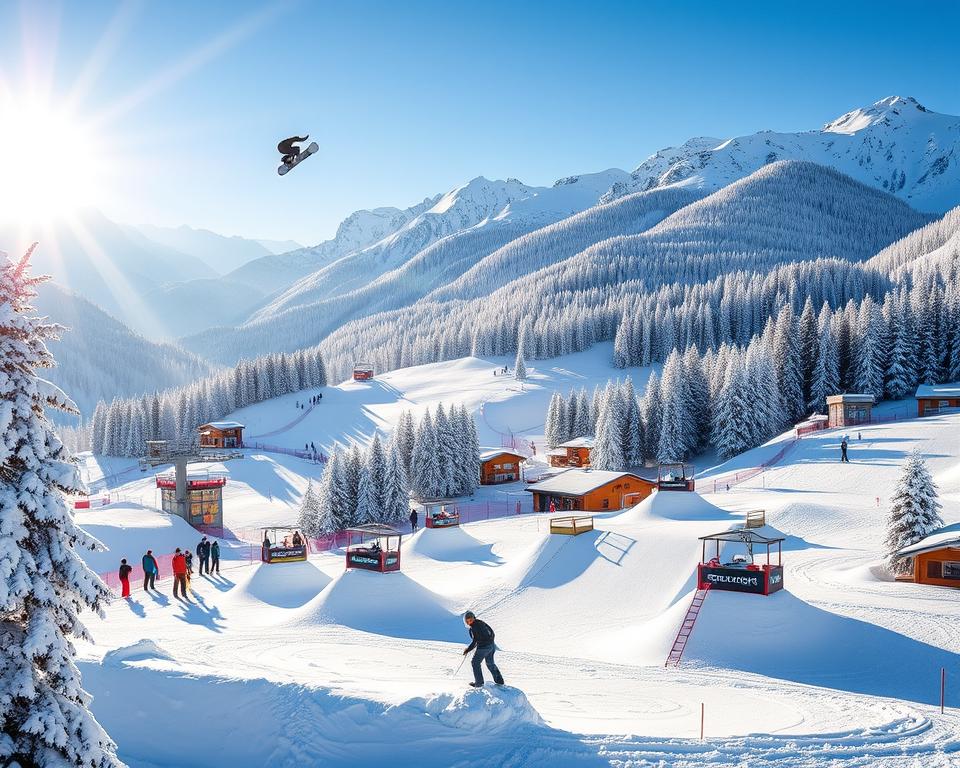 Laax: Snowparks und Skiabenteuer in Graubünden