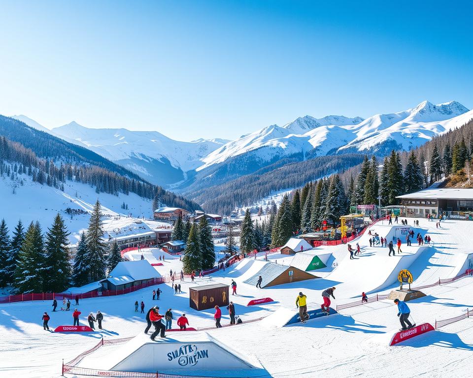 Laax Snowparks und Skiabenteuer