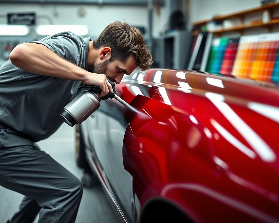 Lackierungstechniken bei Fahrzeuglackierern