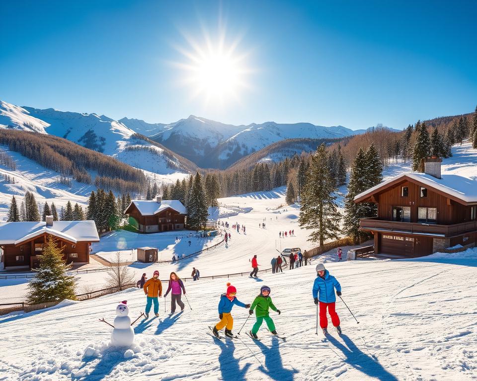 Les Saisies familienfreundliches Skigebiet