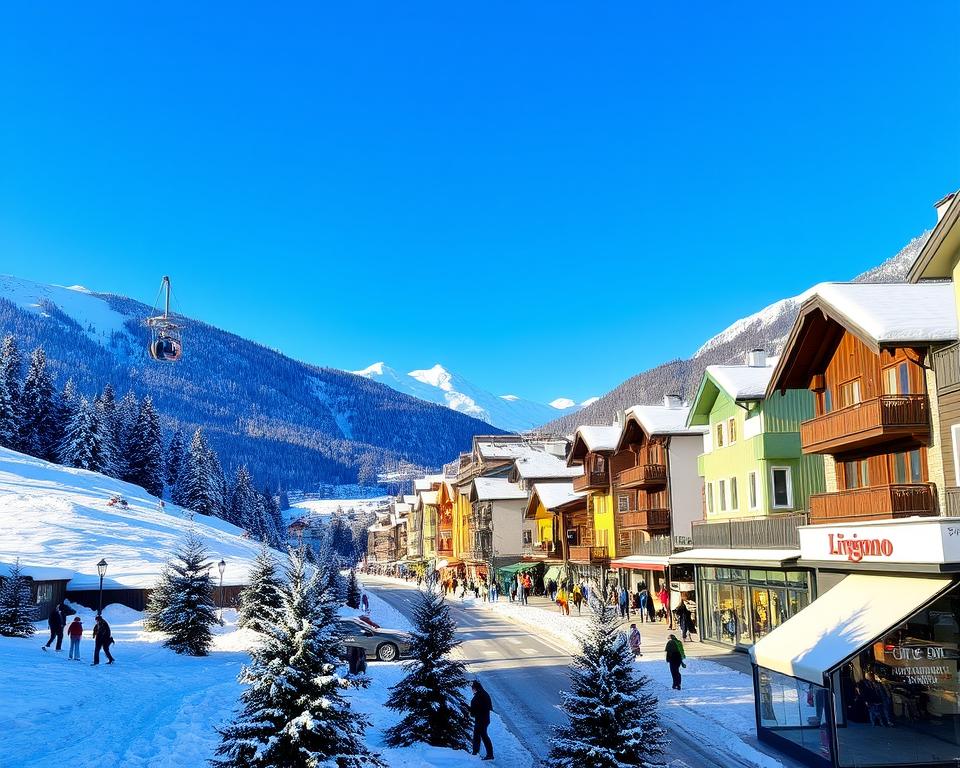 Livigno: Shopping und Skifahren im Schneeparadies