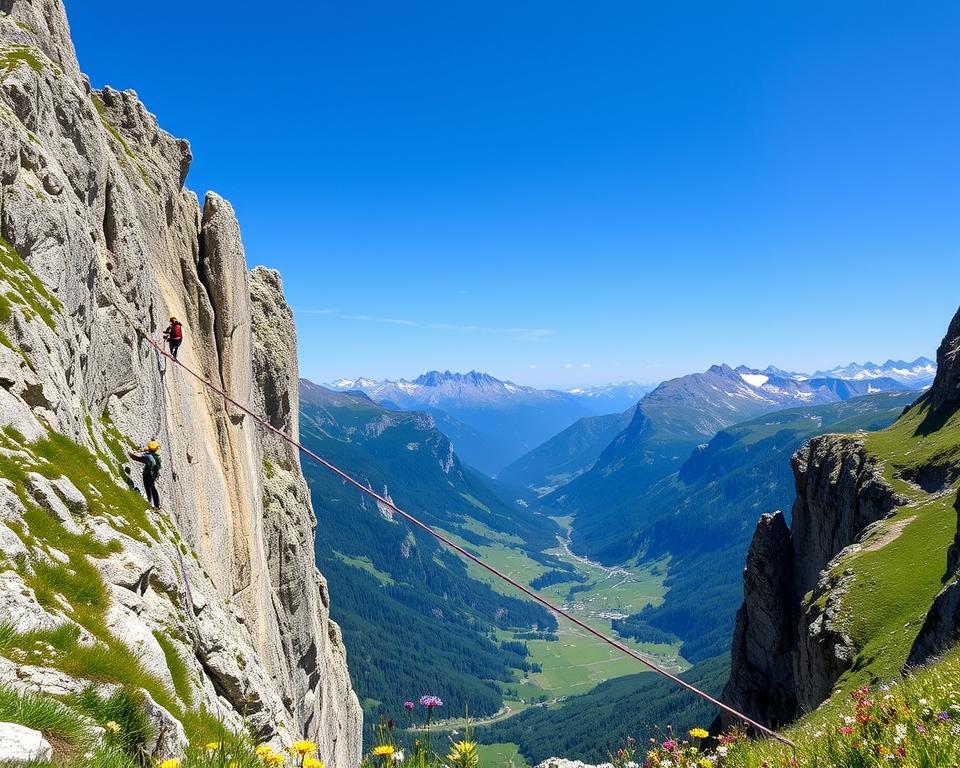 Mayrhofen: Die besten Klettersteige erkunden