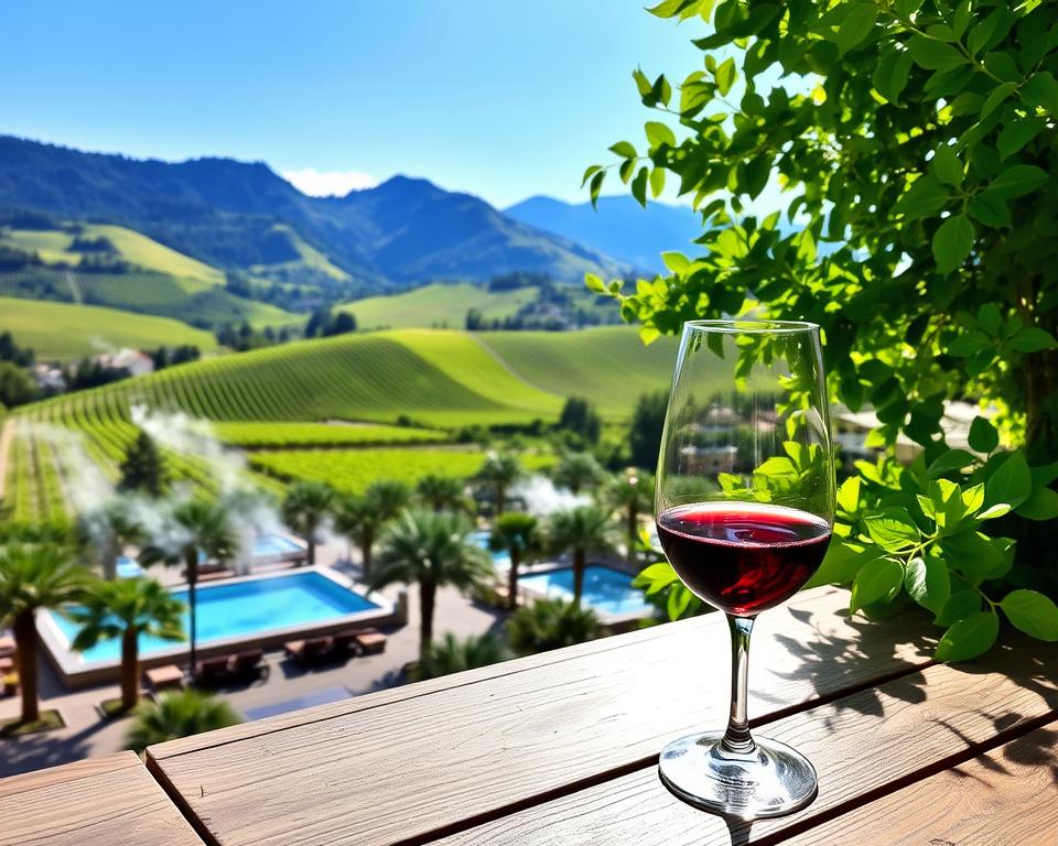 Meran: Südtiroler Wein und Thermen genießen