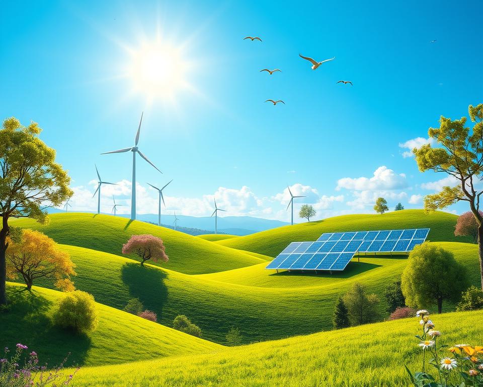 Nachhaltigkeit und Umweltschutz durch erneuerbare Energien