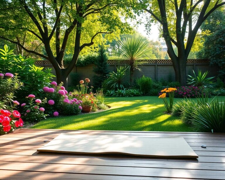 Outdoor-Yoga-Bereich: Entspannung im eigenen Garten