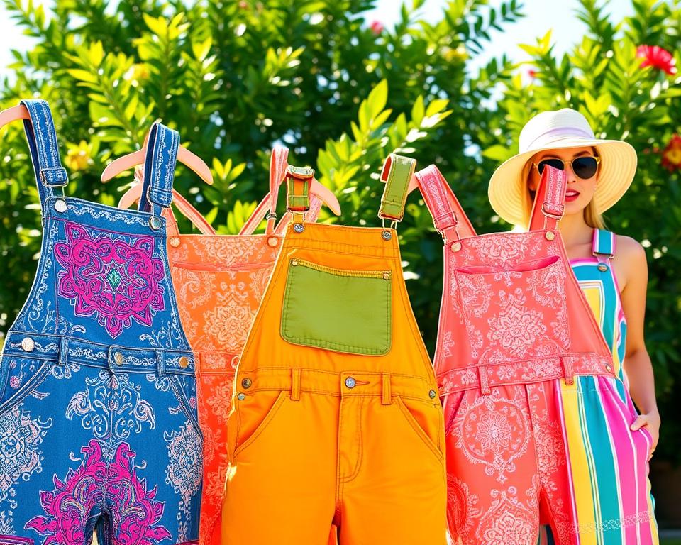 Overalls in kräftigen Farben: Ein Statement für den Sommer