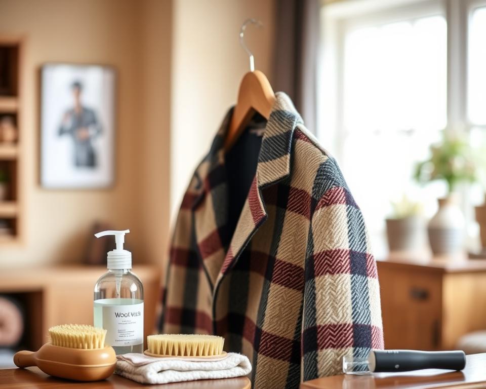 Pflege von Wolljacken