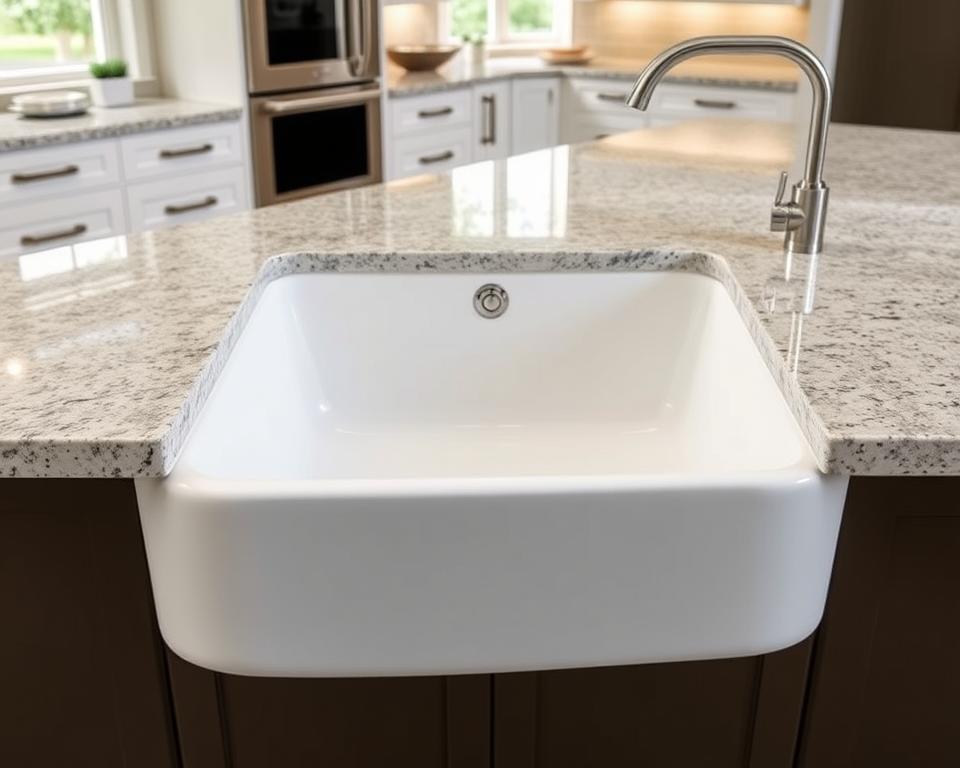 Pflegeleichte Spüle