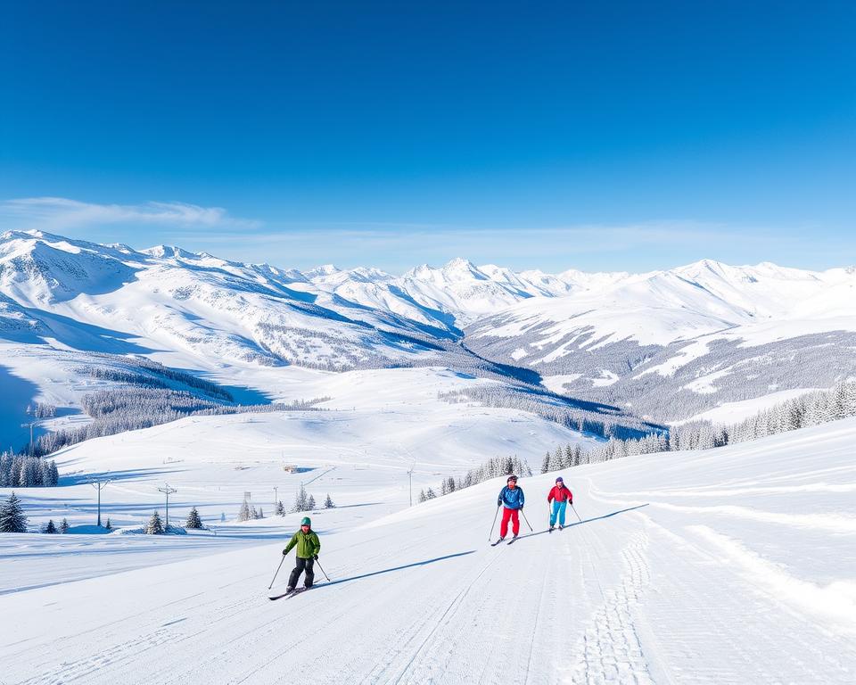 Pisten und Schneegarantie in Tirols Skigebiet
