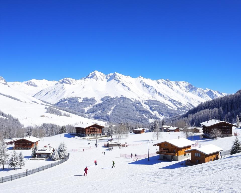 Pistenspaß in den französischen Alpen