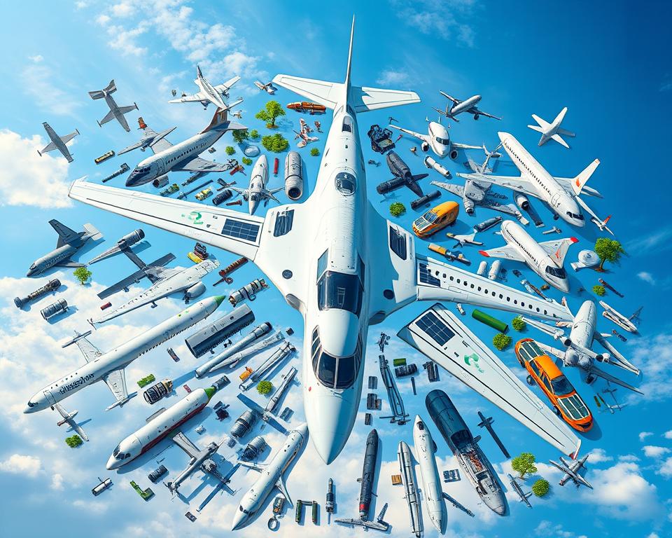 Recycling von Bauteilen in Hybridjets