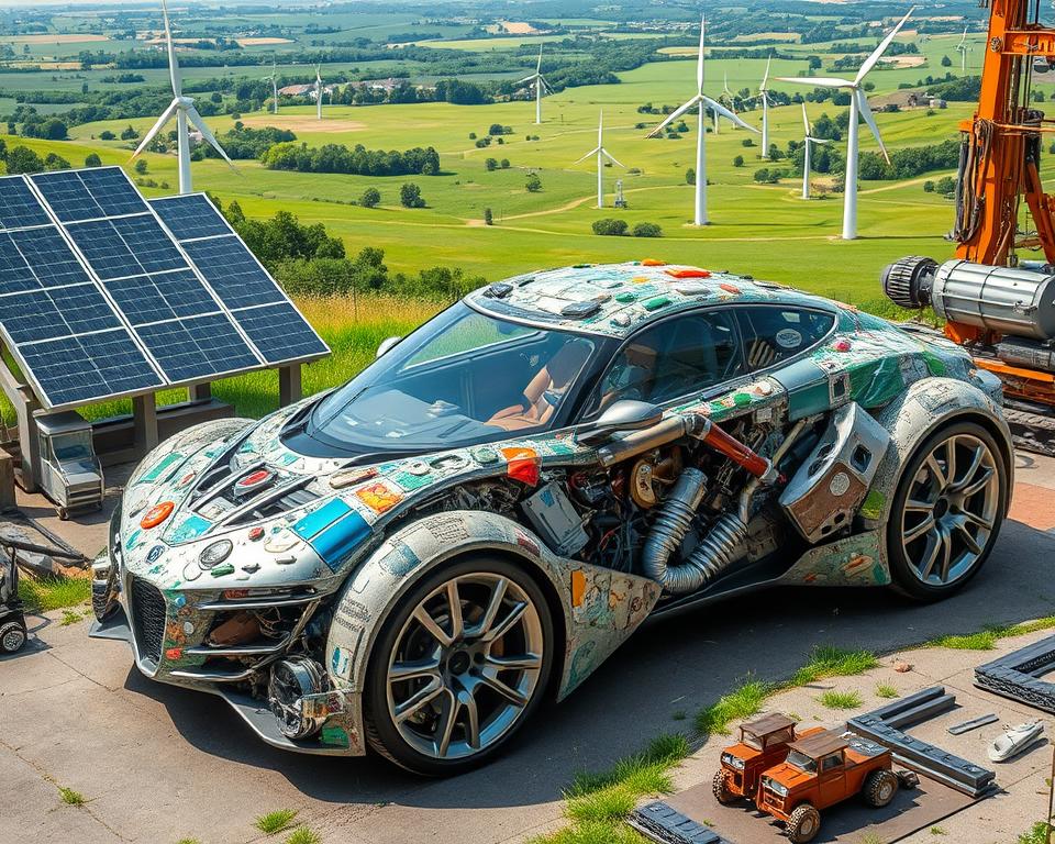 Recycling von Materialien in modernen Fahrzeugen Recycling von Materialien in modernen Fahrzeugen