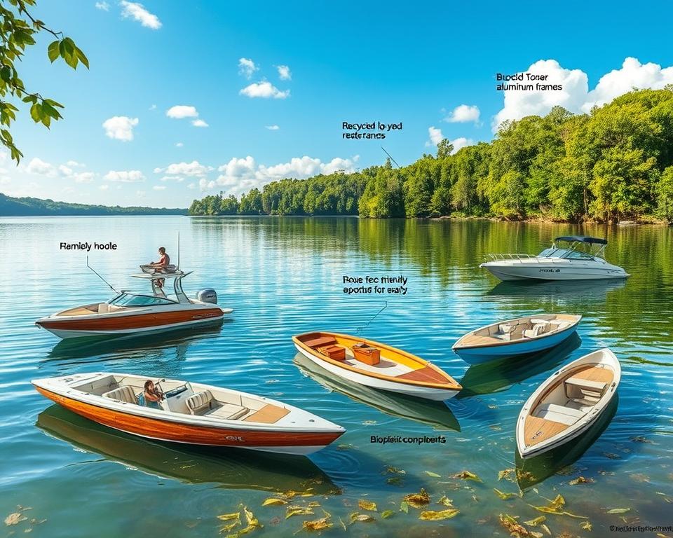 Recyclingfähige Komponenten in Freizeitbooten