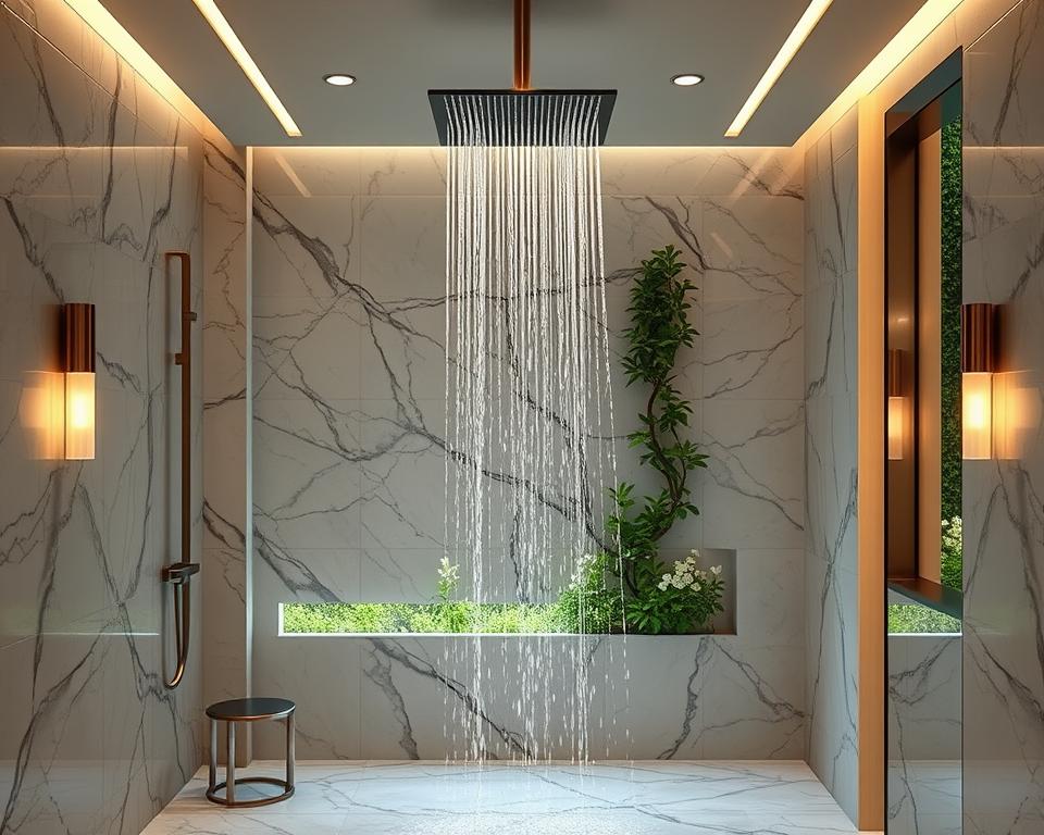 Regenduschen für luxuriöses Badezimmer-Feeling