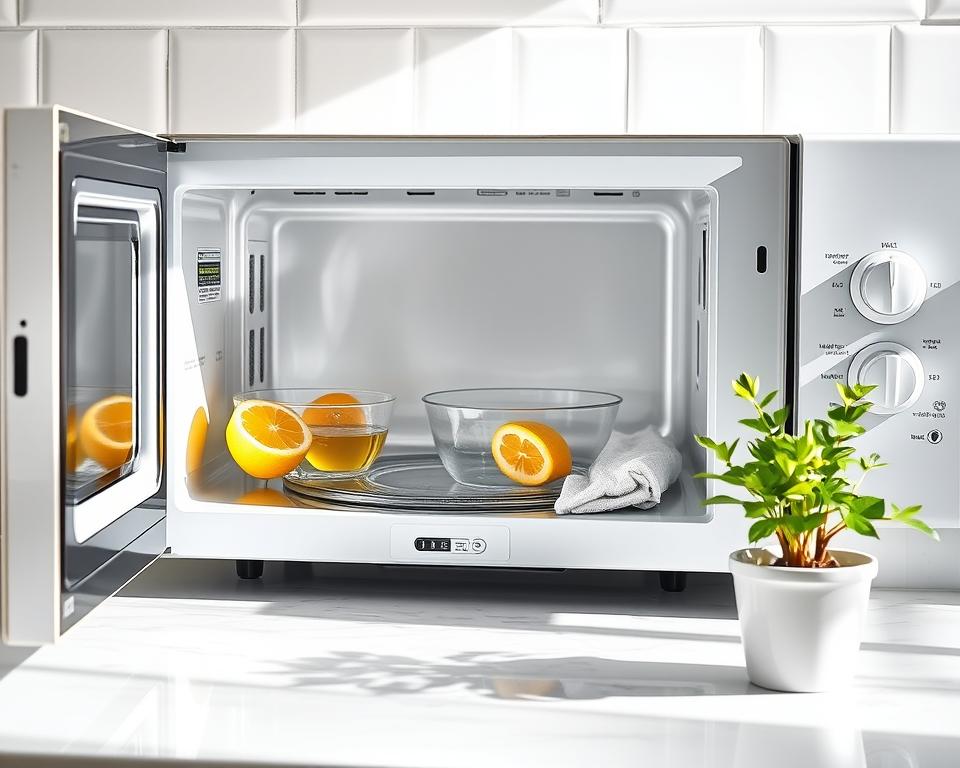 Reinigungstipps für Mikrowellen ohne Chemie