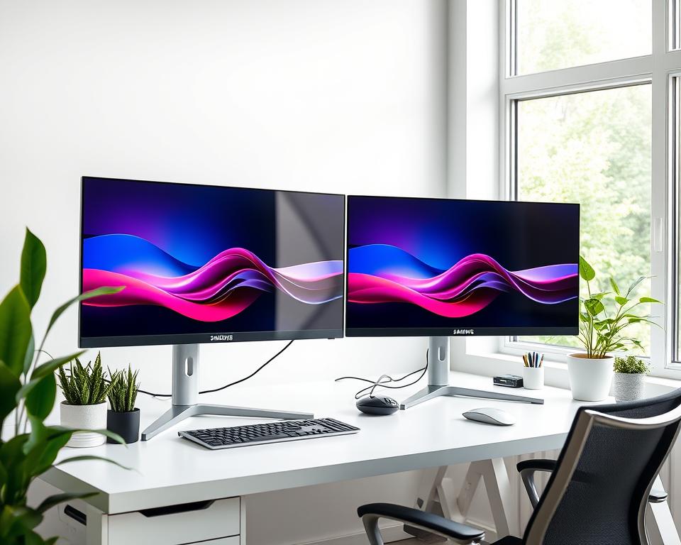 Samsung Monitore für Dual-Screen-Setups Samsung Monitore für Dual-Screen-Setups
