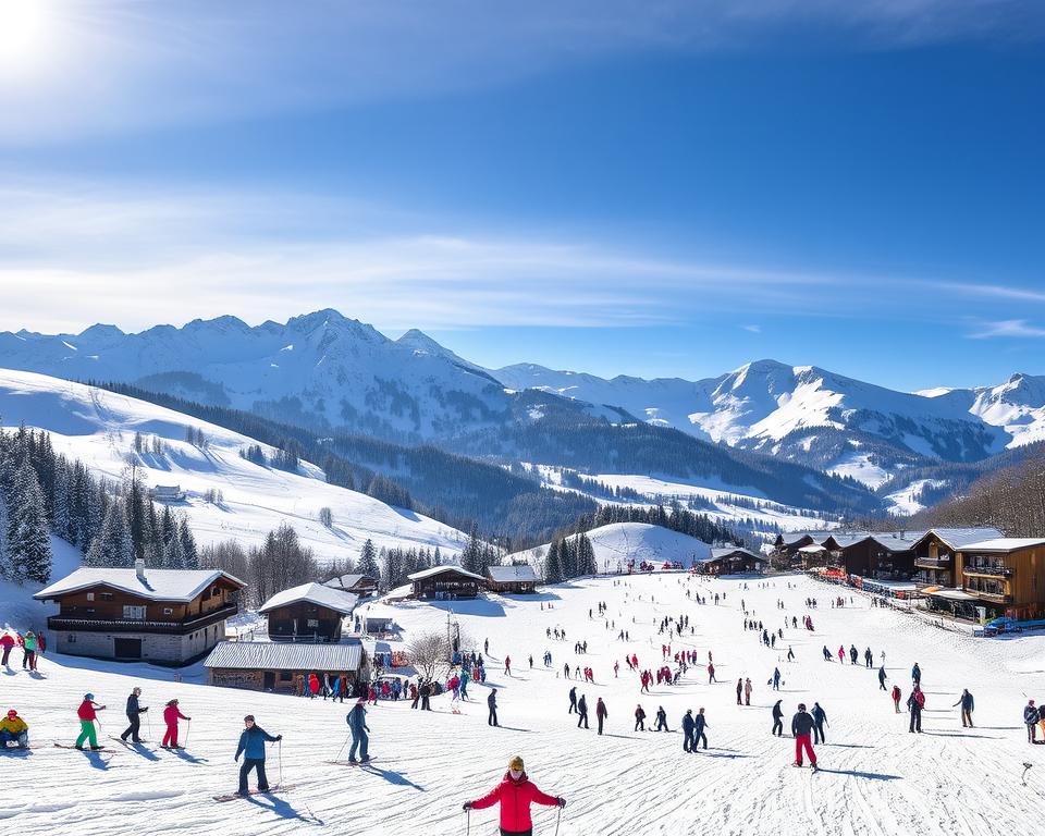 Skigebiet Villars für Wintersportler