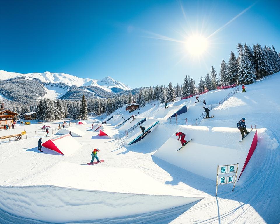 Snowboarden im Coolster Funpark