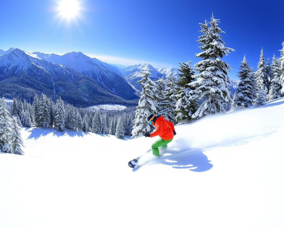 Snowboarden in Leogang
