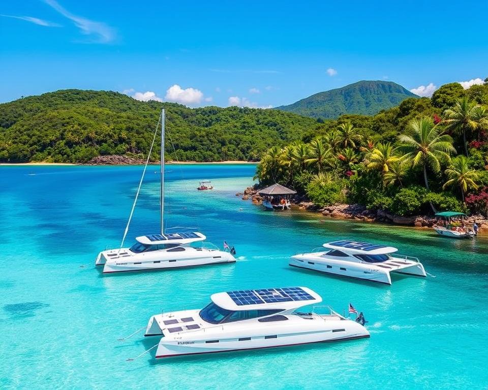Solarbetriebene Katamarane für grüne Abenteuer