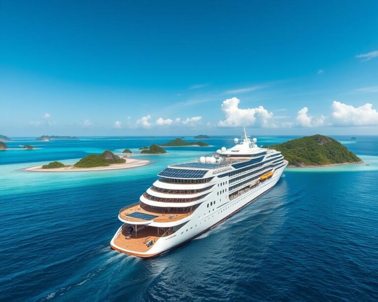 Solarbetriebene Kreuzfahrtschiffe für Luxusreisen