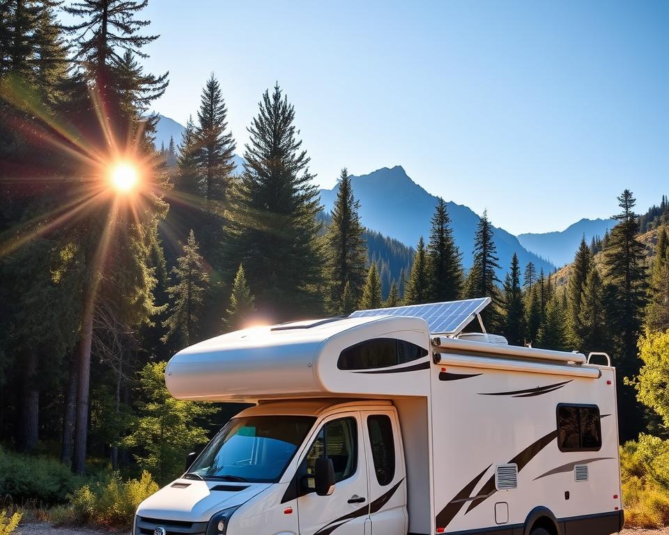 Solarpanels in Freizeitfahrzeugen für Abenteuerreisen