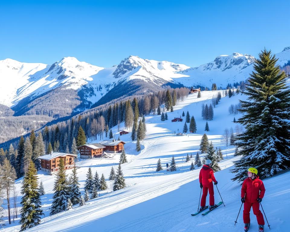 St. Moritz Skifahren, exklusive Pisten, luxuriöse Unterkünfte