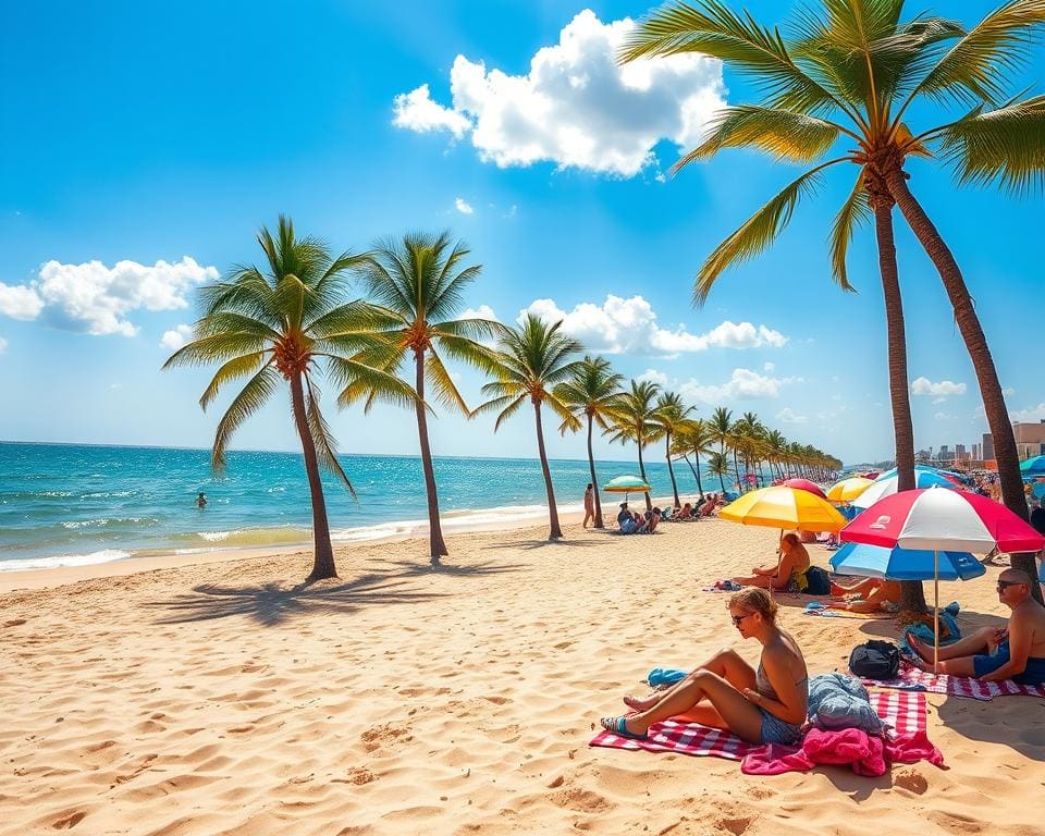 Strand und Sonne in Virginia Beach, USA