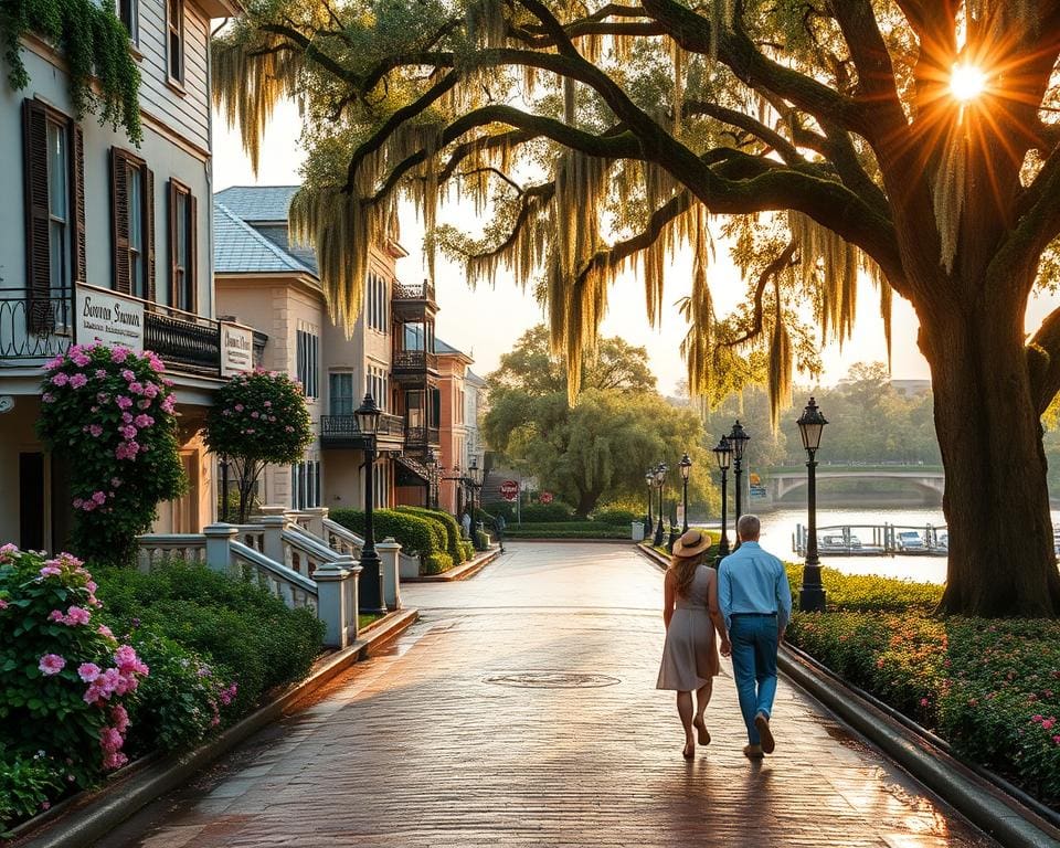 Südstaatencharme in Savannah, Georgia