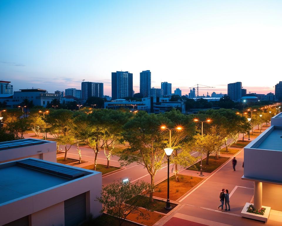 Was leisten energieeffiziente Beleuchtungssysteme in Städten?