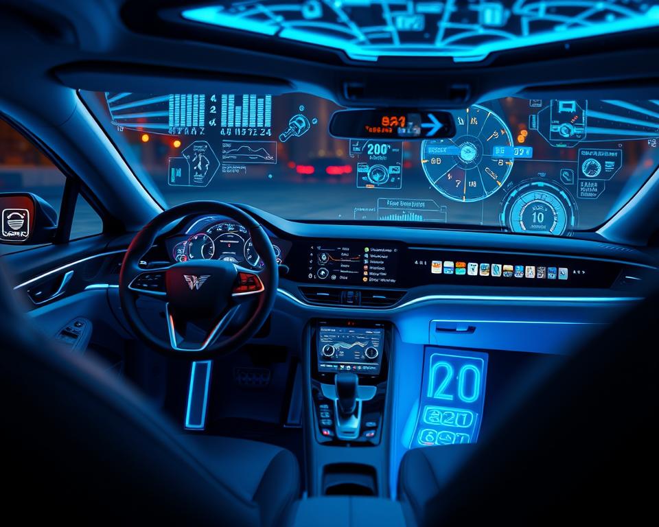Was leisten holografische Anzeigen für den Fahrzeugcockpitbereich?