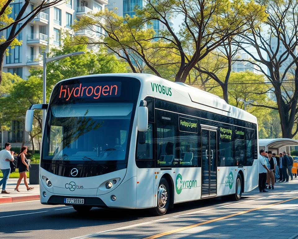 Wasserstoffbusse im öffentlichen Verkehr