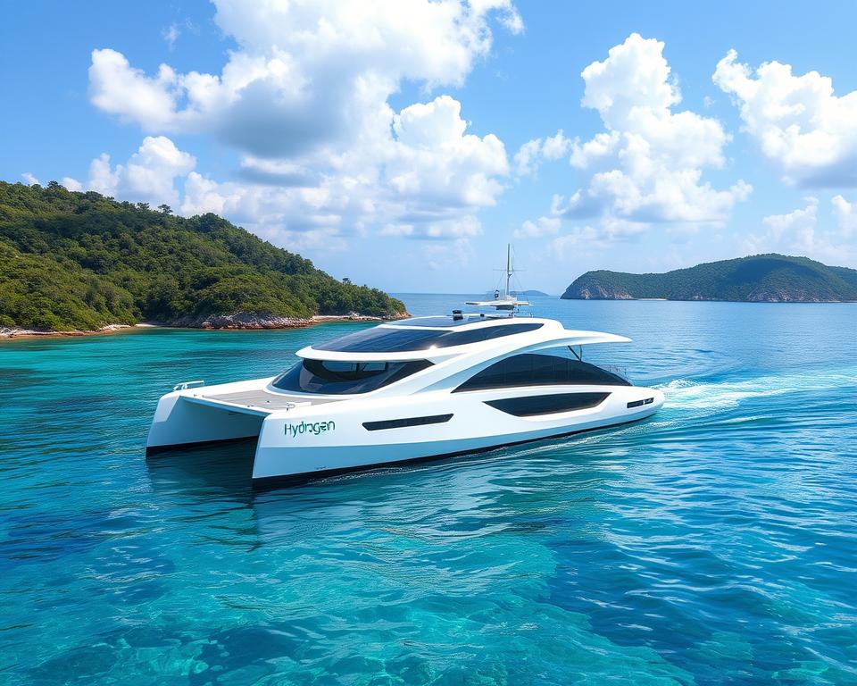 Wasserstoffkatamarane für emissionsfreie Seewege